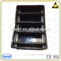 ESD plastic box with antistatic rack for PCB storage